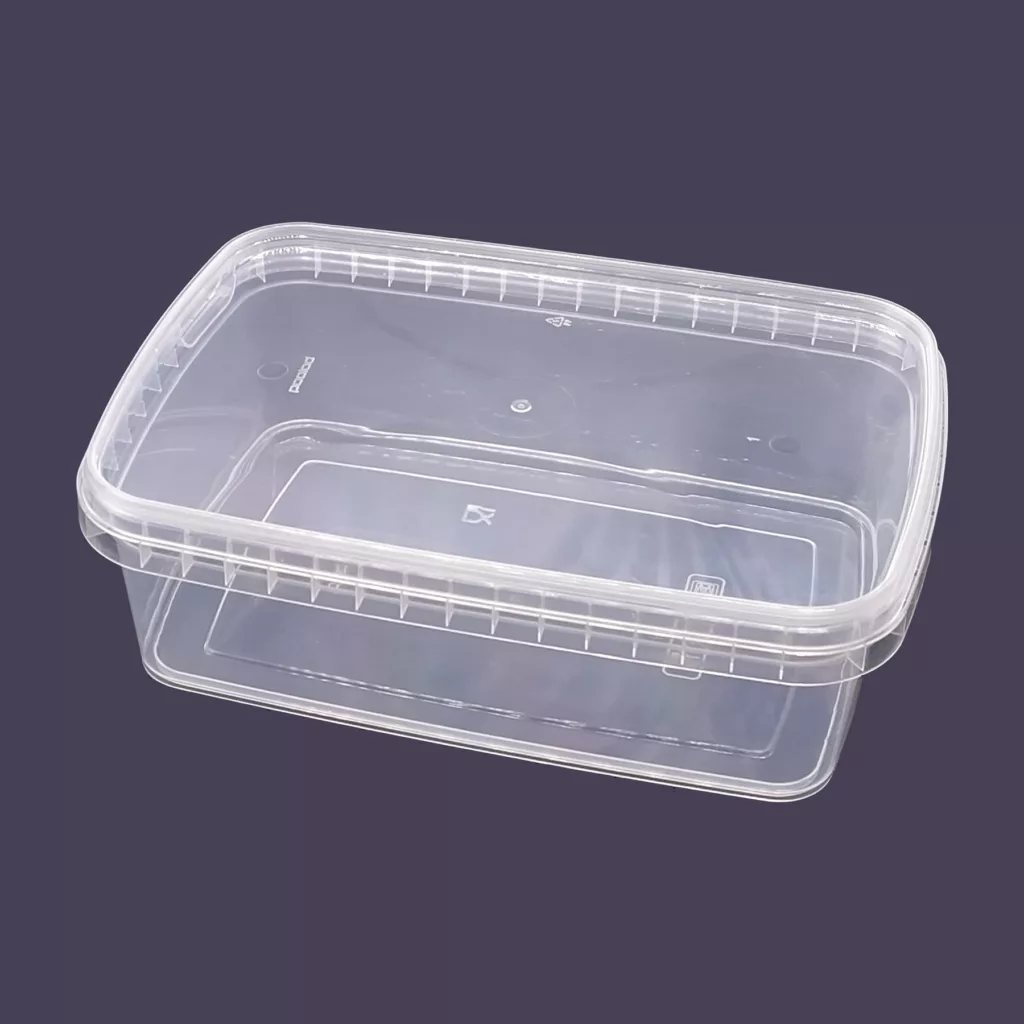 ظرف نگهدارنده پولاد مدل فریزری پلمپ شونده کد 1500cc بسته 24 عددی