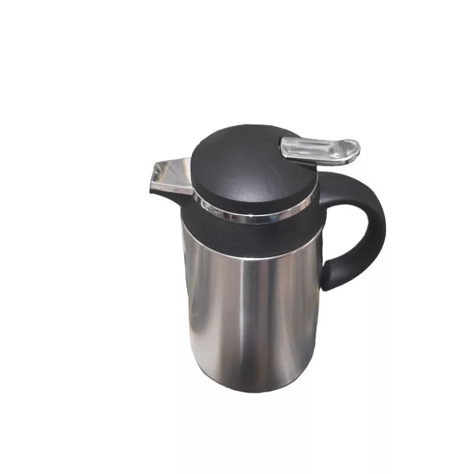 فلاکس مدل شیشه ای طرح استیل گنجایش 1 لیتر