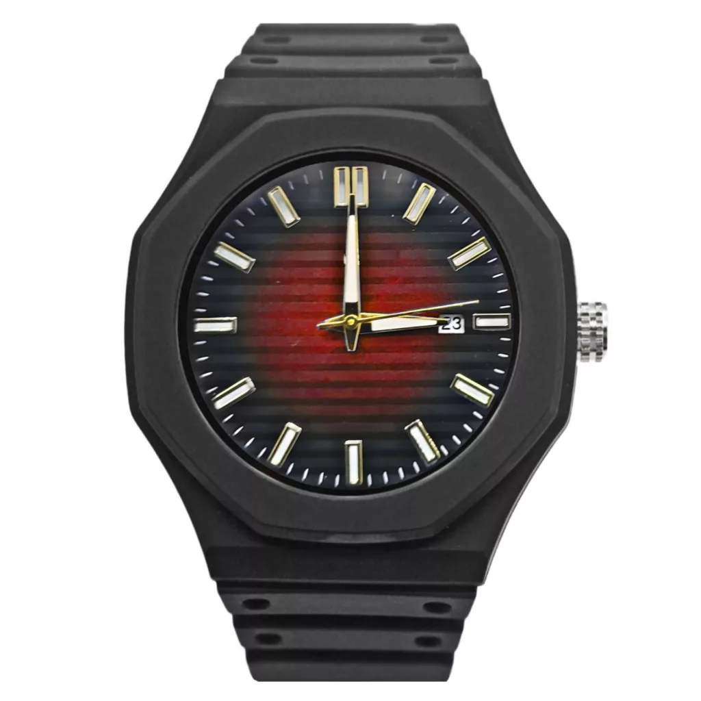 ساعت مچی عقربه‌ای کوارتز مردانه مدل بند پیو ضد آلرژی کد 111