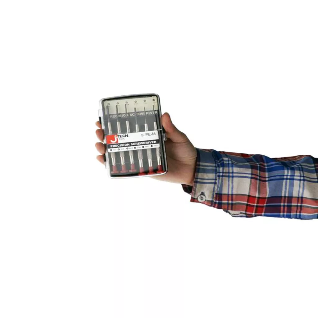 پیچ گوشتی ساعتی جتک مدل HT - S2 PE-M0040 مجموعه 6 عددی