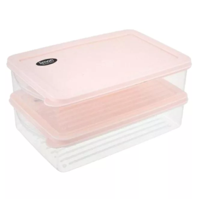 ظرف نگهدارنده لیمون مدل q119 بسته 2 عددی