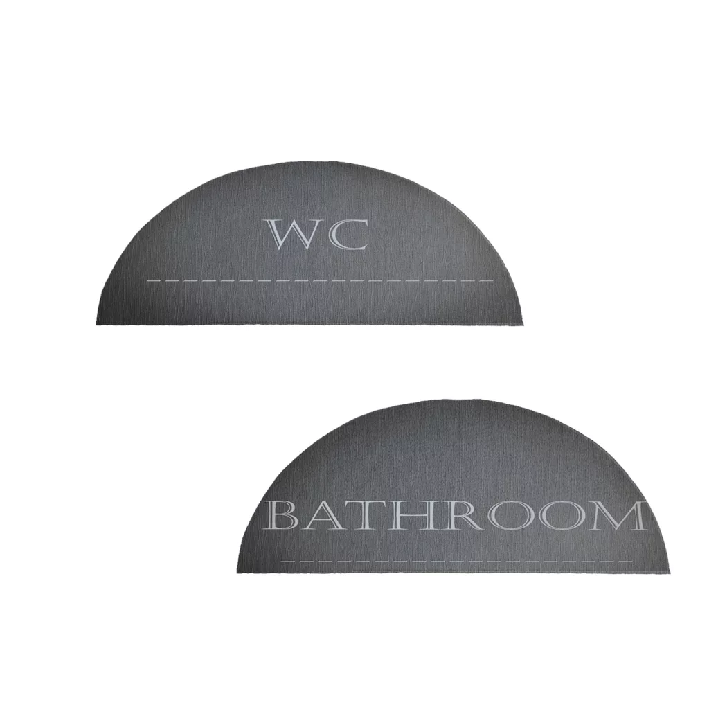 پادری طرح حمام و سرویس بهداشتی نیم دایره کد 8336 مجموعه دو عددی