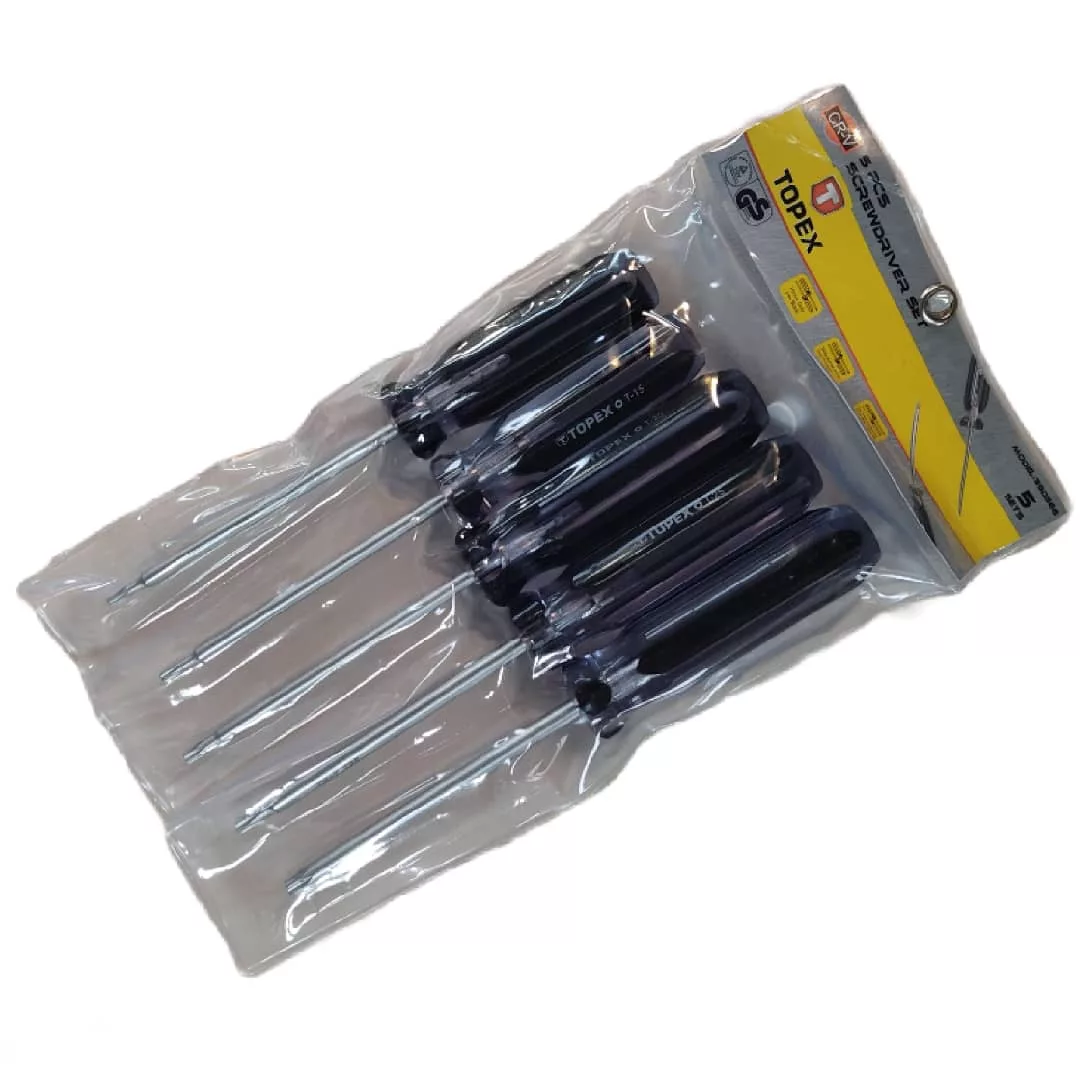 مجموعه 5 عددی پیچ گوشتی ستاره ای تاپکس کد 39D566