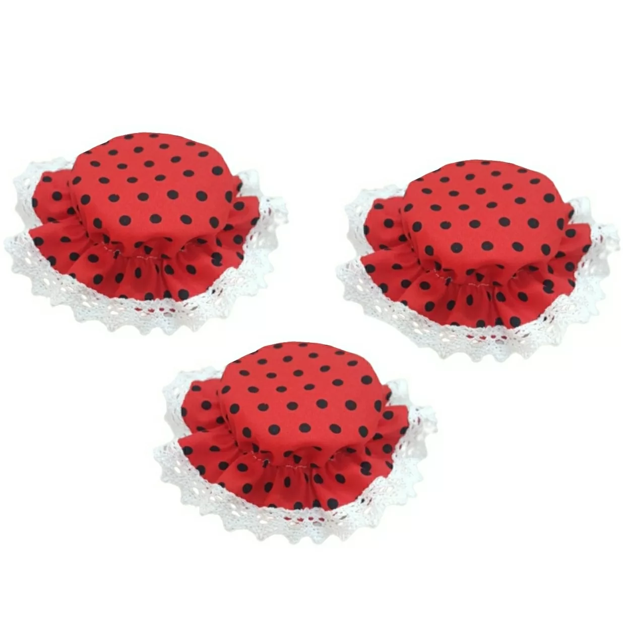 درپوش ظرف مدل خالدار کد 060 بسته 3 عددی