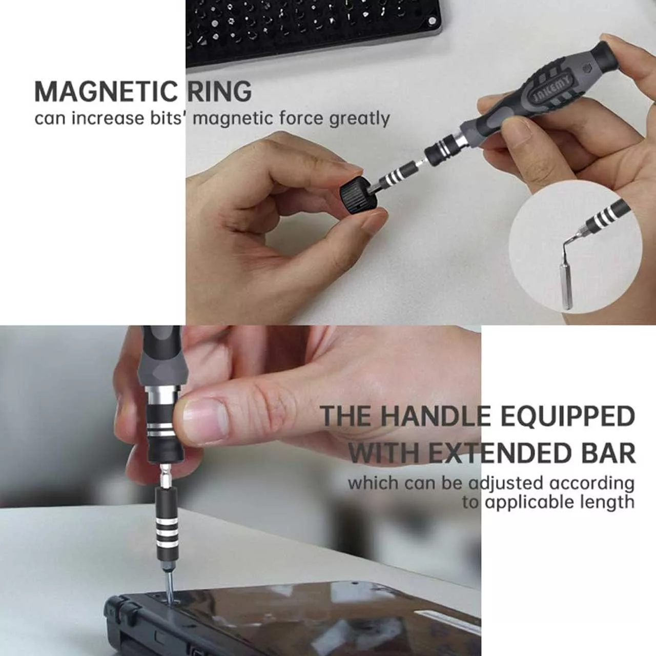 پیچ گوشتی جاک می مدل JM-8176 مجموعه 106 عددی