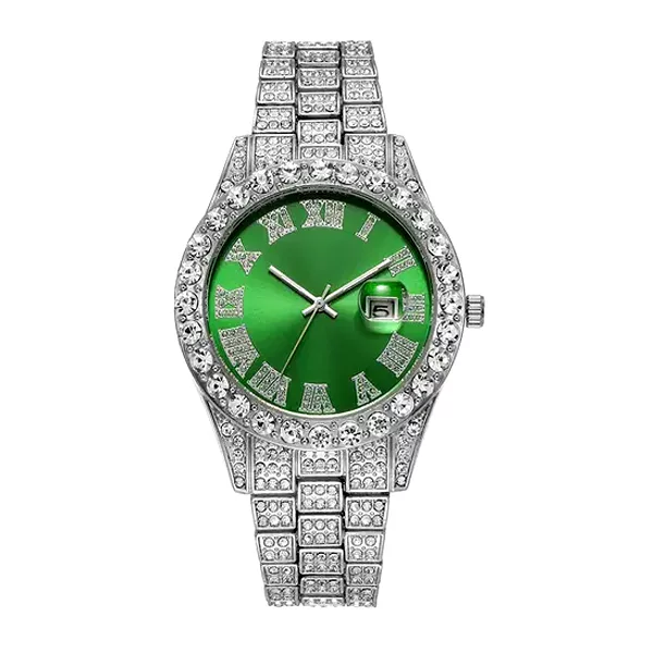 ساعت مچی عقربه‌ای مردانه مدل فول نگین کد date-n-s1