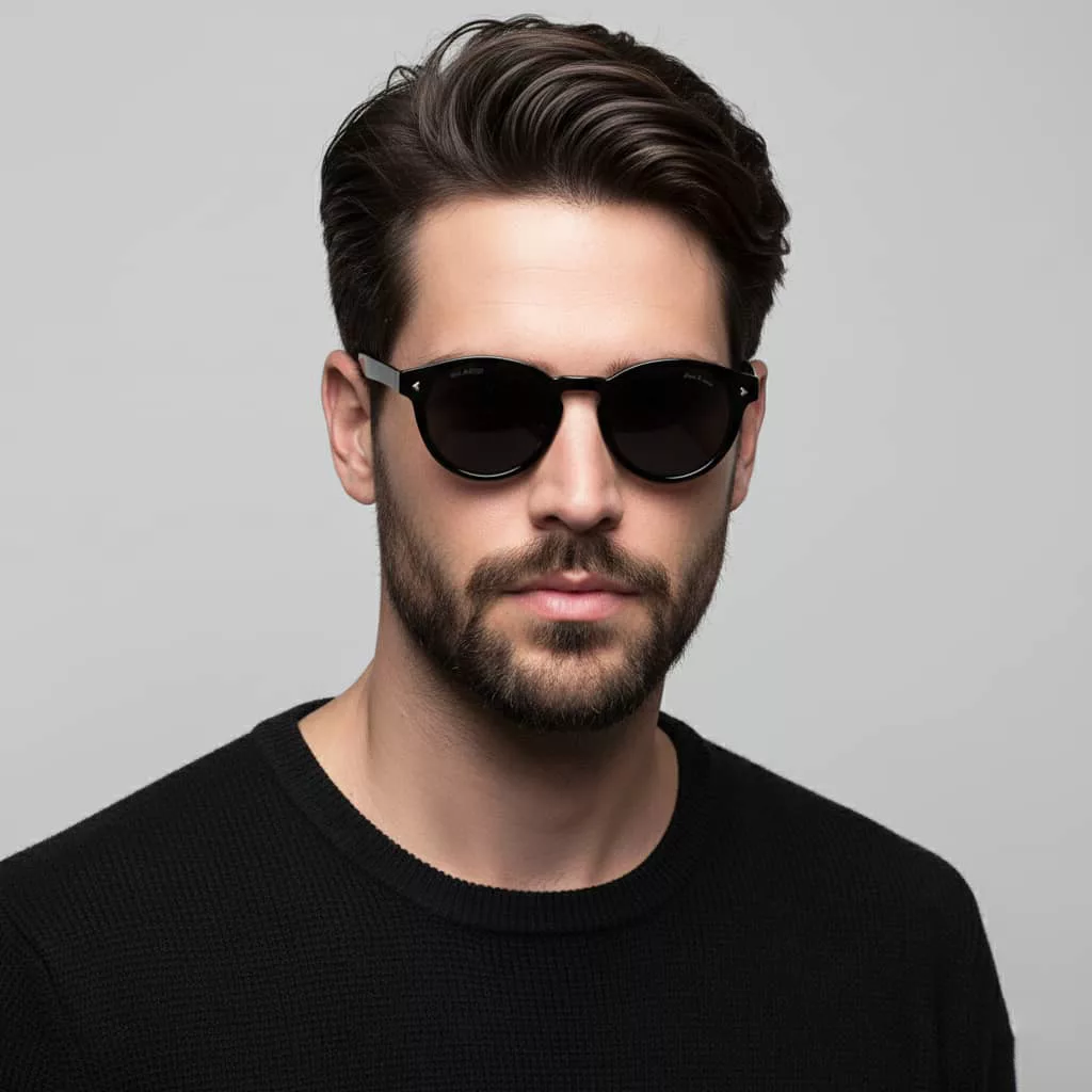 عینک آفتابی گرد فاری گرام مدل 581041 C1 POLAR 48 24 156