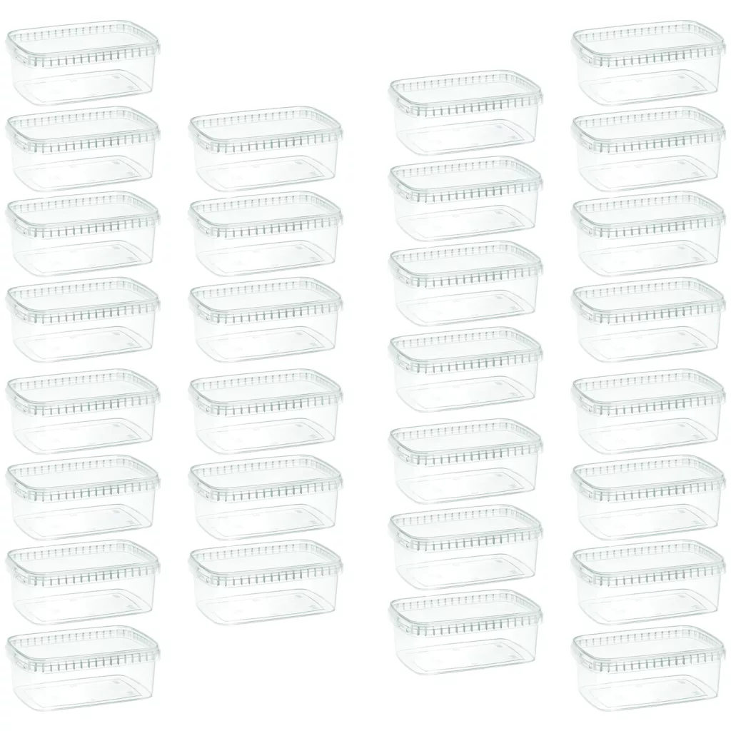 ظرف نگهدارنده طب پلاستیک مدل 1000C بسته 29 عددی