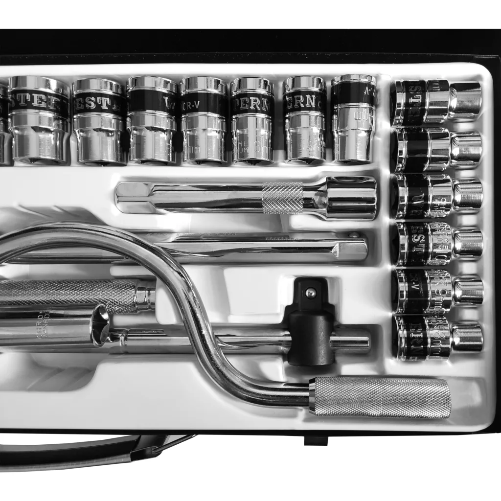 مجموعه 25 عددی آچار و سری بکس وسترن کد WSN