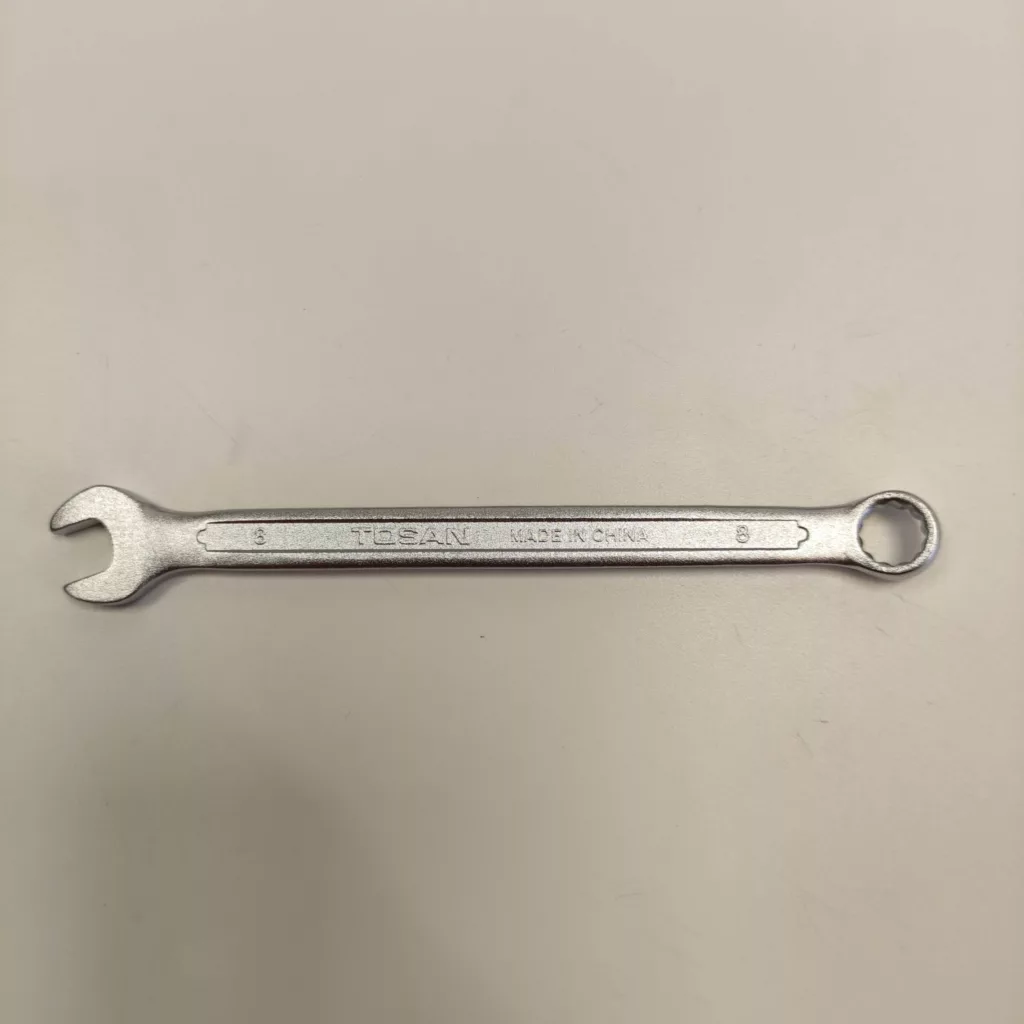 آچار یکسر تخت و یکسر رینگی توسن مدل 8TOS سایز 8 میلی متر