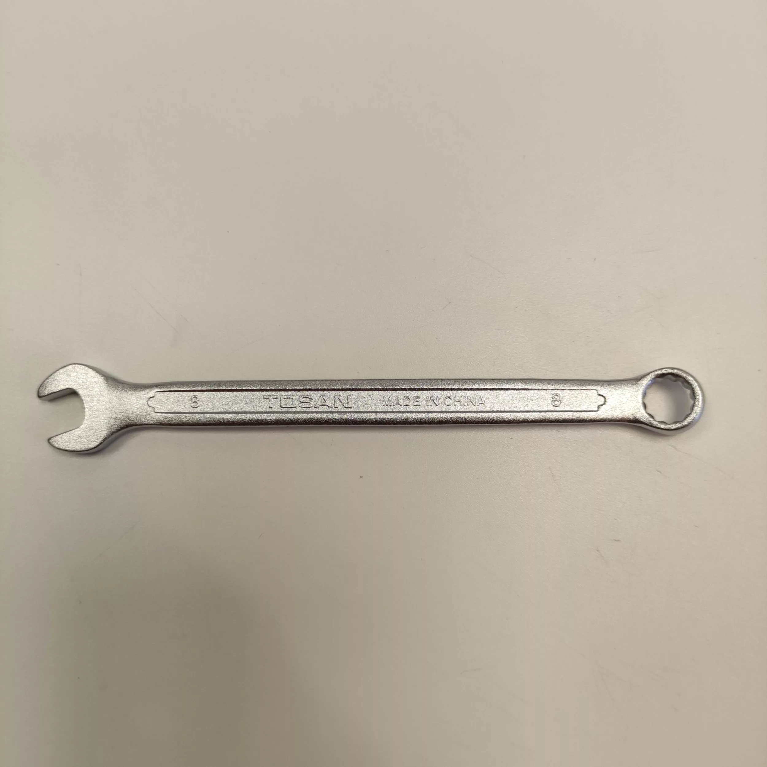 آچار یکسر تخت و یکسر رینگی توسن مدل 8TOS سایز 8 میلی متر