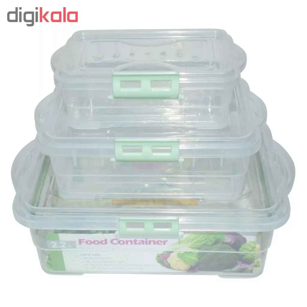 ظرف نگهدارنده ویرو مدل ID-24592 مجموعه 3 عددی