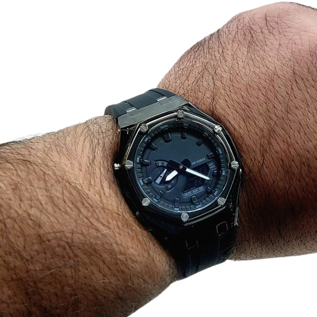 ساعت مچی عقربه‌ای مردانه کوارتز مدل کرنومتر دار کد B1000/BK