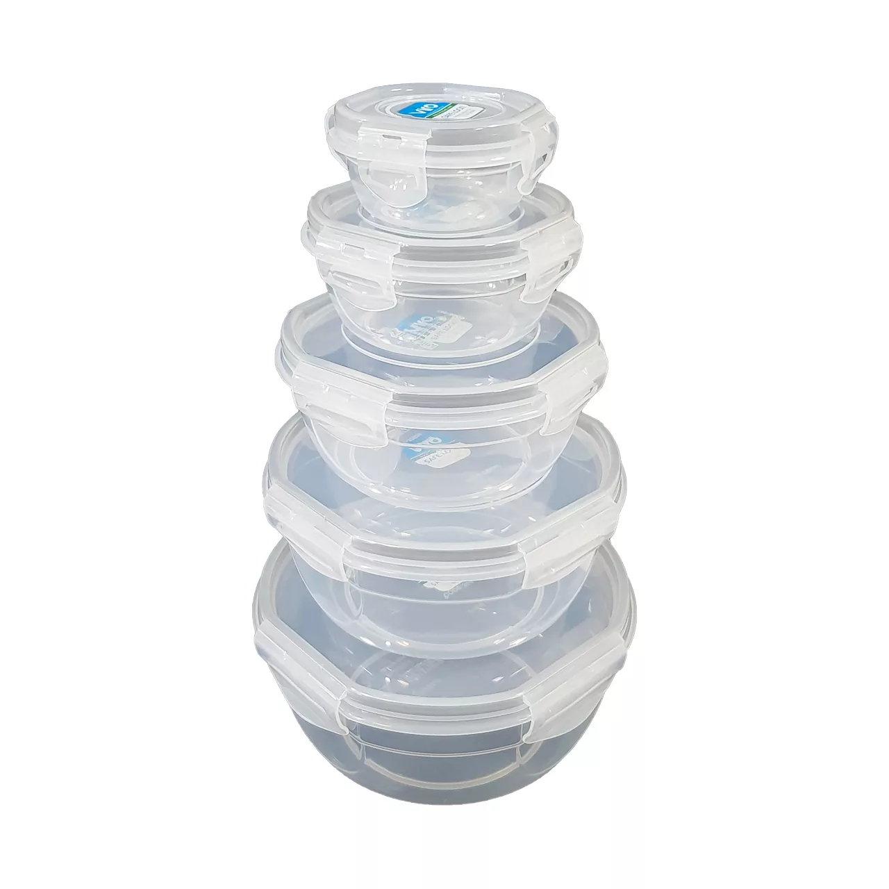 ظرف نگهدارنده ویرو پلاستیک مدل 307 مجموعه 5 عددی