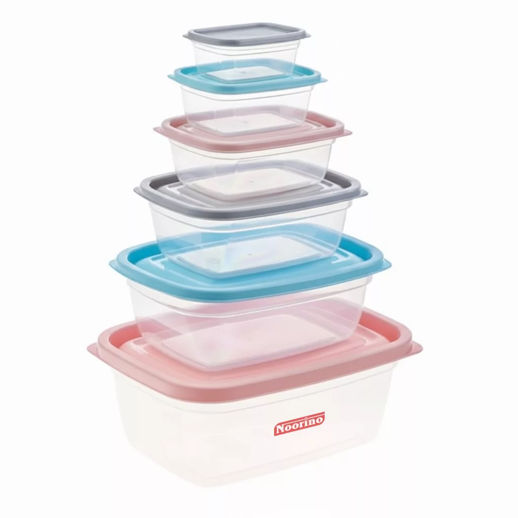 ظرف نگهدارنده نورینو مدل پویا کد 007 مجموعه 6 عددی