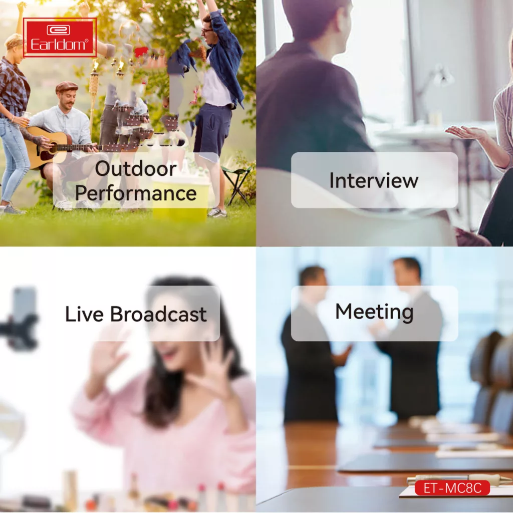 میکروفن یقه ای ارلدام مدل USB TYPE-C MC8C