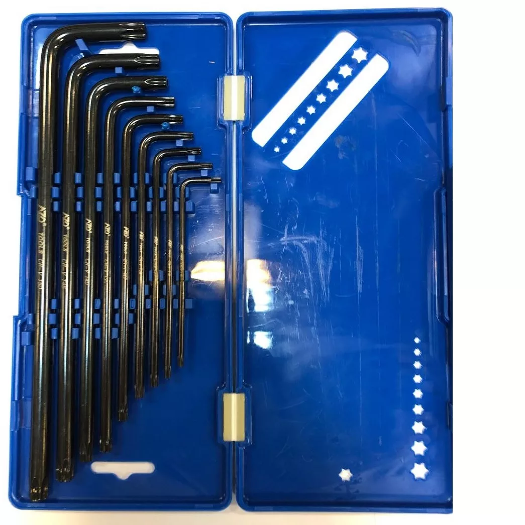 آچار ستاره ای آ زد دی مدل کیف دار مجموعه ۹ عددی