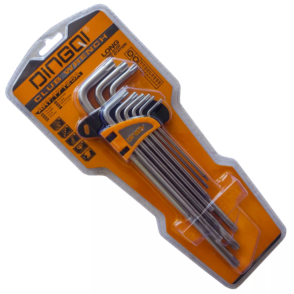 آچار  الن ستاره ای دینگشی ART – 17131 A مجموعه 9 عددی