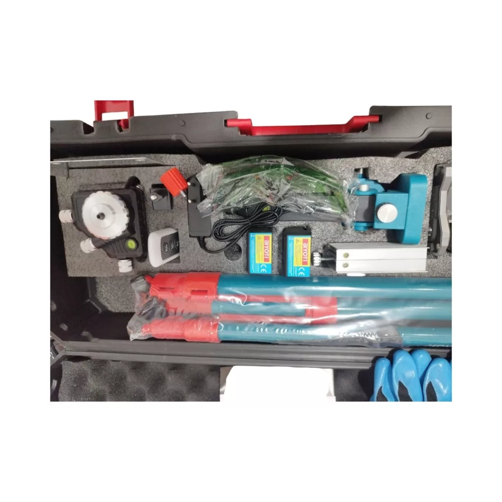 تراز لیزری هوشمند بیوتی مدل BYT- 4D17S - 360-TL به همراه پایه