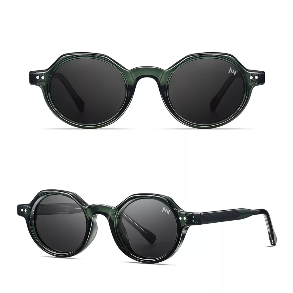 عینک آفتابی فرم خاص آلبرت وگ مدل SZ8207 Forest Obsidian