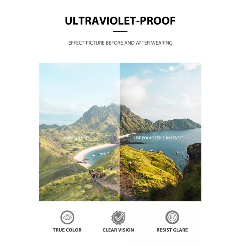 عینک آفتابی مربعی مورل مدل   78068C2POLARIZED