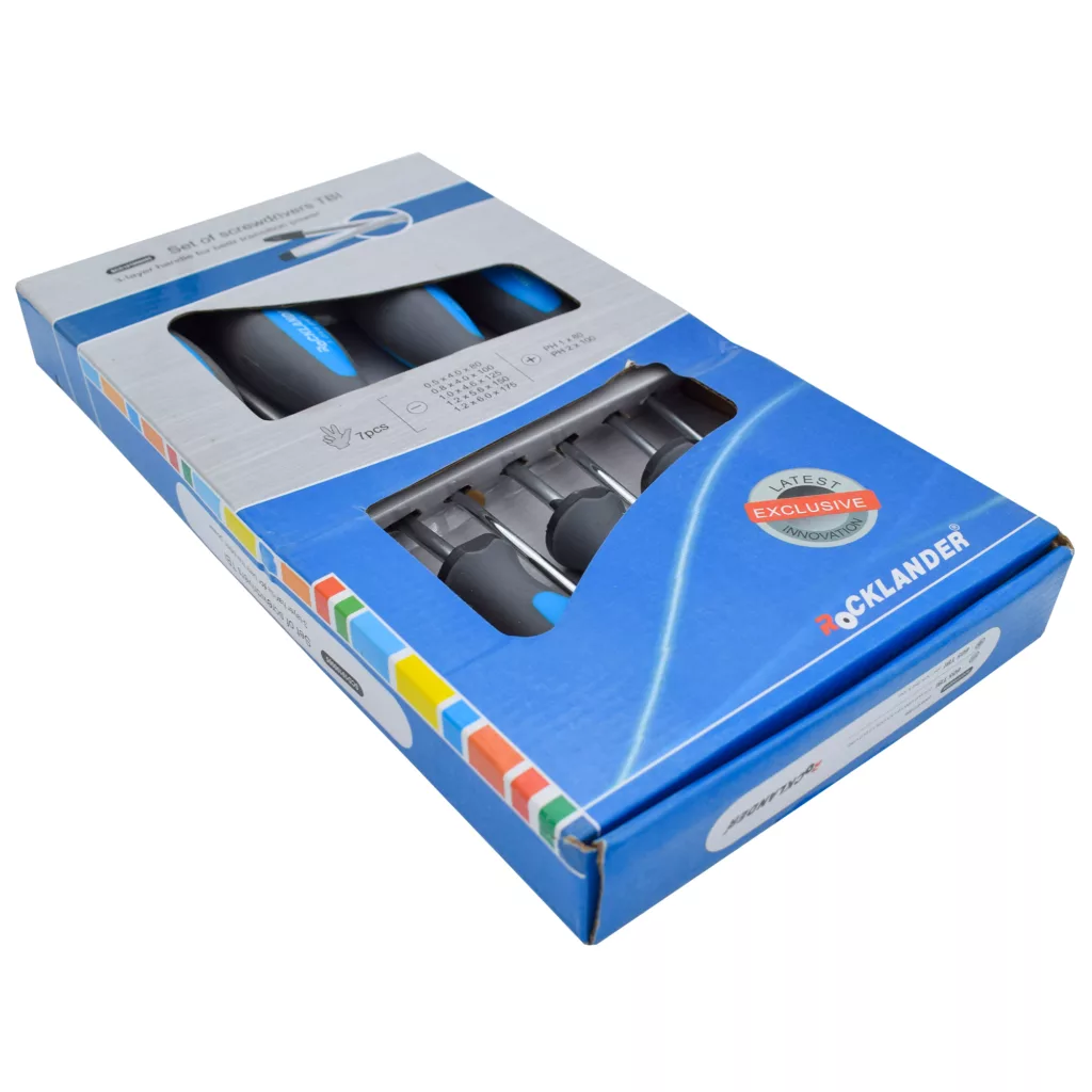 پیچ گوشتی راکلندر مدل SCD101000005 بسته 7 عددی