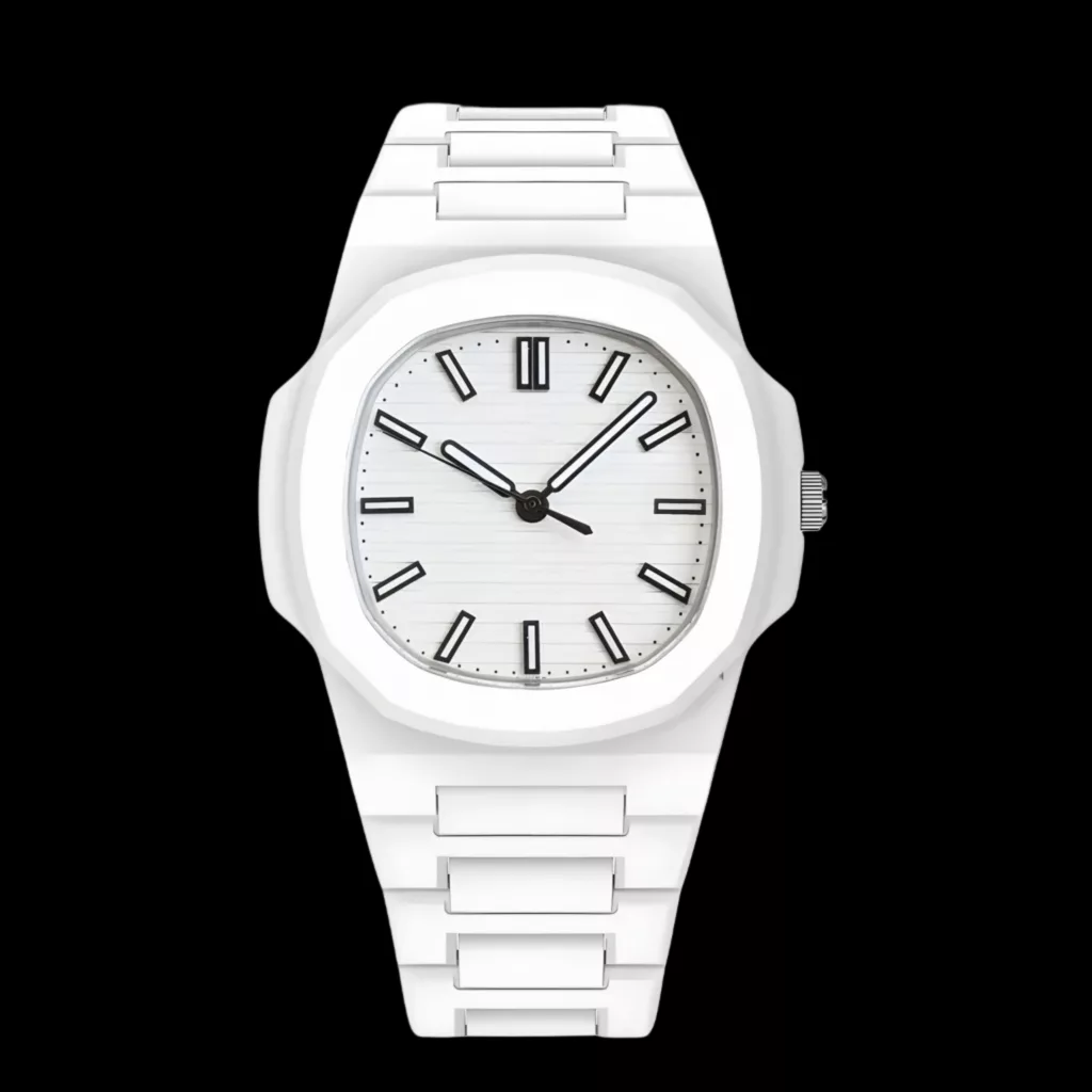 ساعت مچی عقربه‌ای کوارتز مردانه مدل اسپرت بند سبک قفل مخفی کد ۱۴