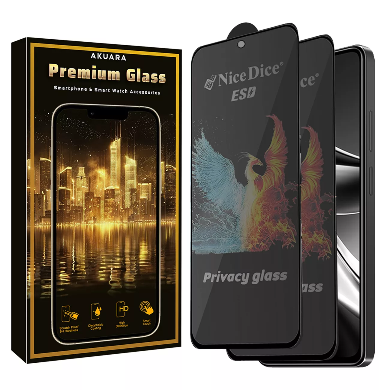 محافظ صفحه نمایش آکوآرا مدل Premium PRV2 Nice مناسب برای گوشی موبایل سامسونگ Galaxy S25 FE بسته دو عددی