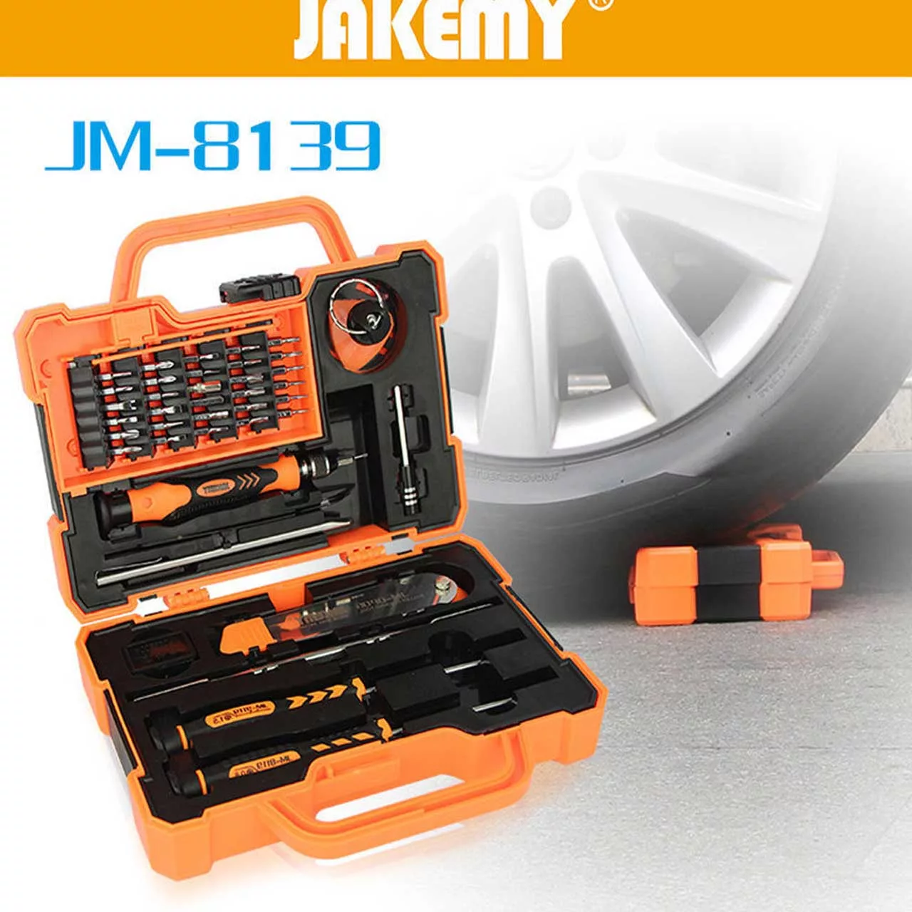 پیچ گوشتی جاک می مدل JM-8139 مجموعه 45 عددی
