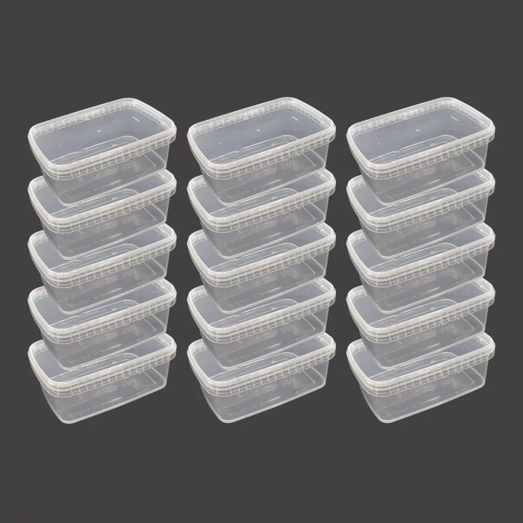 ظرف نگهدارنده مدل فریزری کد 1200cc بسته 15 عددی