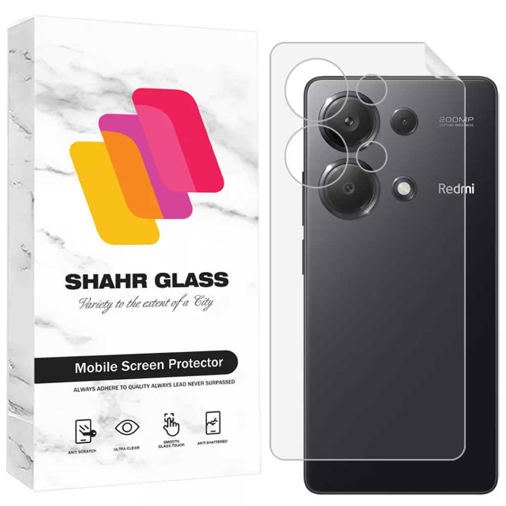 محافظ پشت گوشی شهر گلس مدل SNAMB20 مناسب برای گوشی موبایل شیائومی Redmi Note 13 Pro 4G