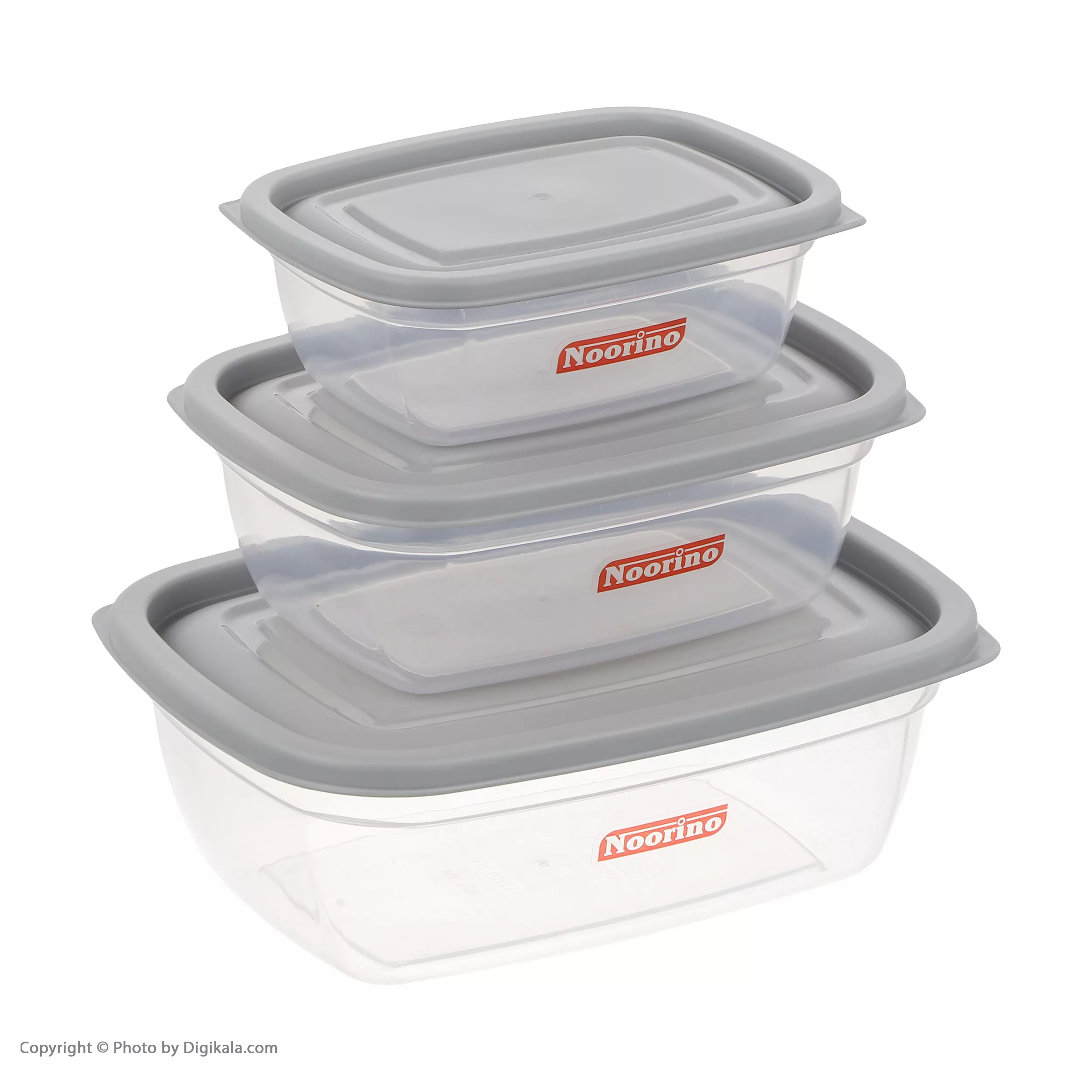 ظروف نگهدارنده نورینو مدل سرو مجموعه شش عددی