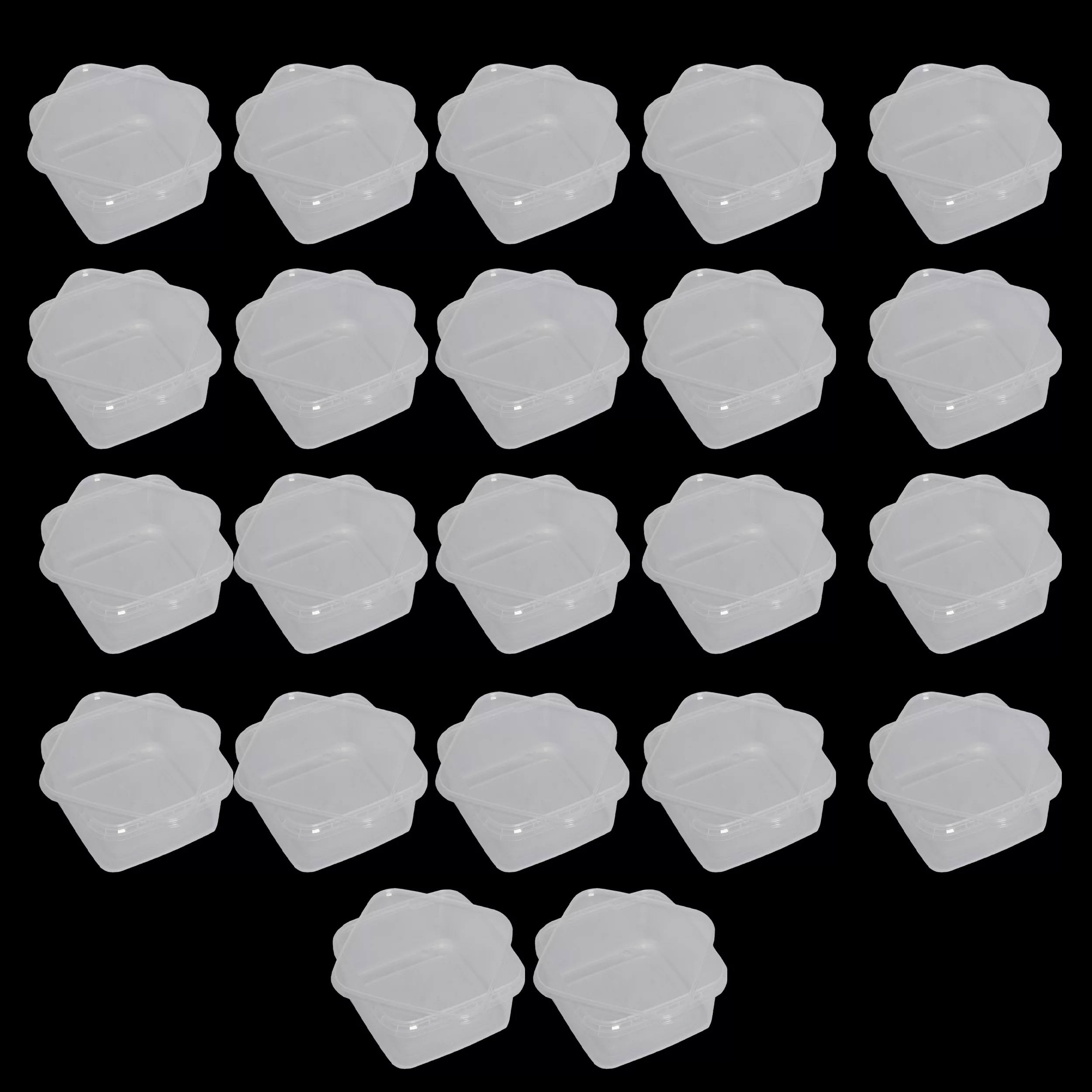 ظرف نگهدارنده پولاد پویش مدل مربع مجموعه 22 عددی