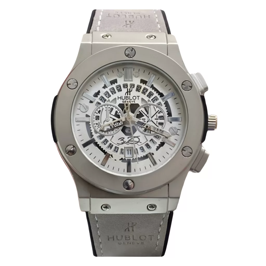 ساعت مچی عقربه‌ای کوارتز مردانه مدل اسپرت تک موتوره صفحه اسکلتون کد ۱.۱