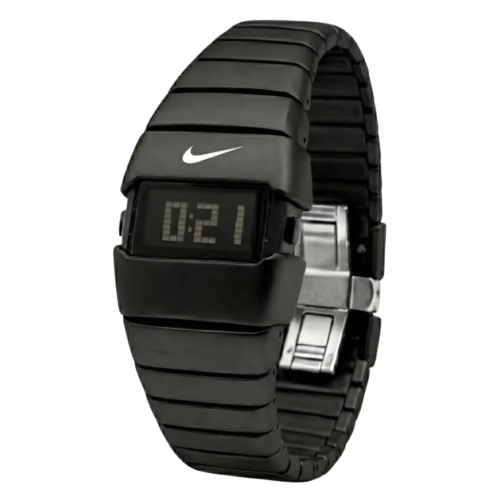 ساعت مچی دیجیتال مردانه مدل تک زمانه بند کربنی سبک قفل مخفی کد ۲