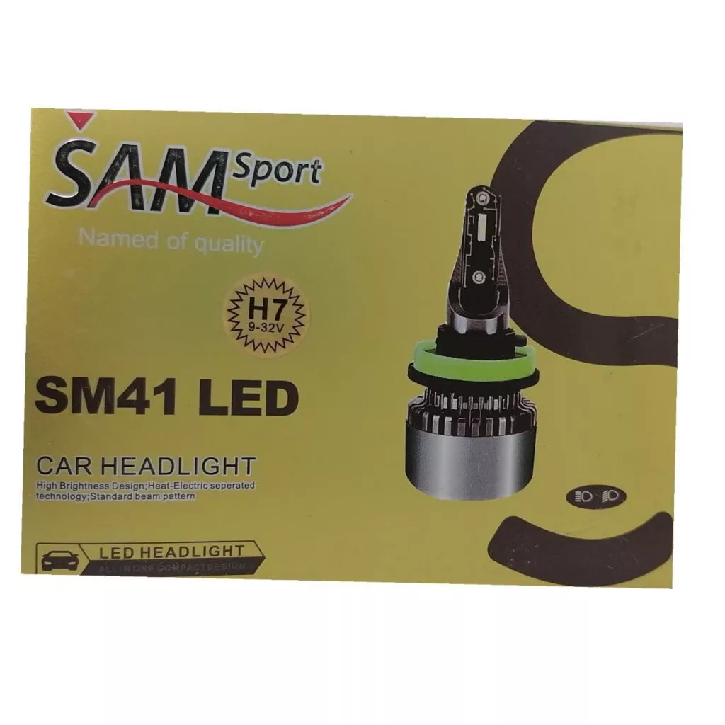 لامپ هدلایت سام مدل sm41 بسته 2 عددی
