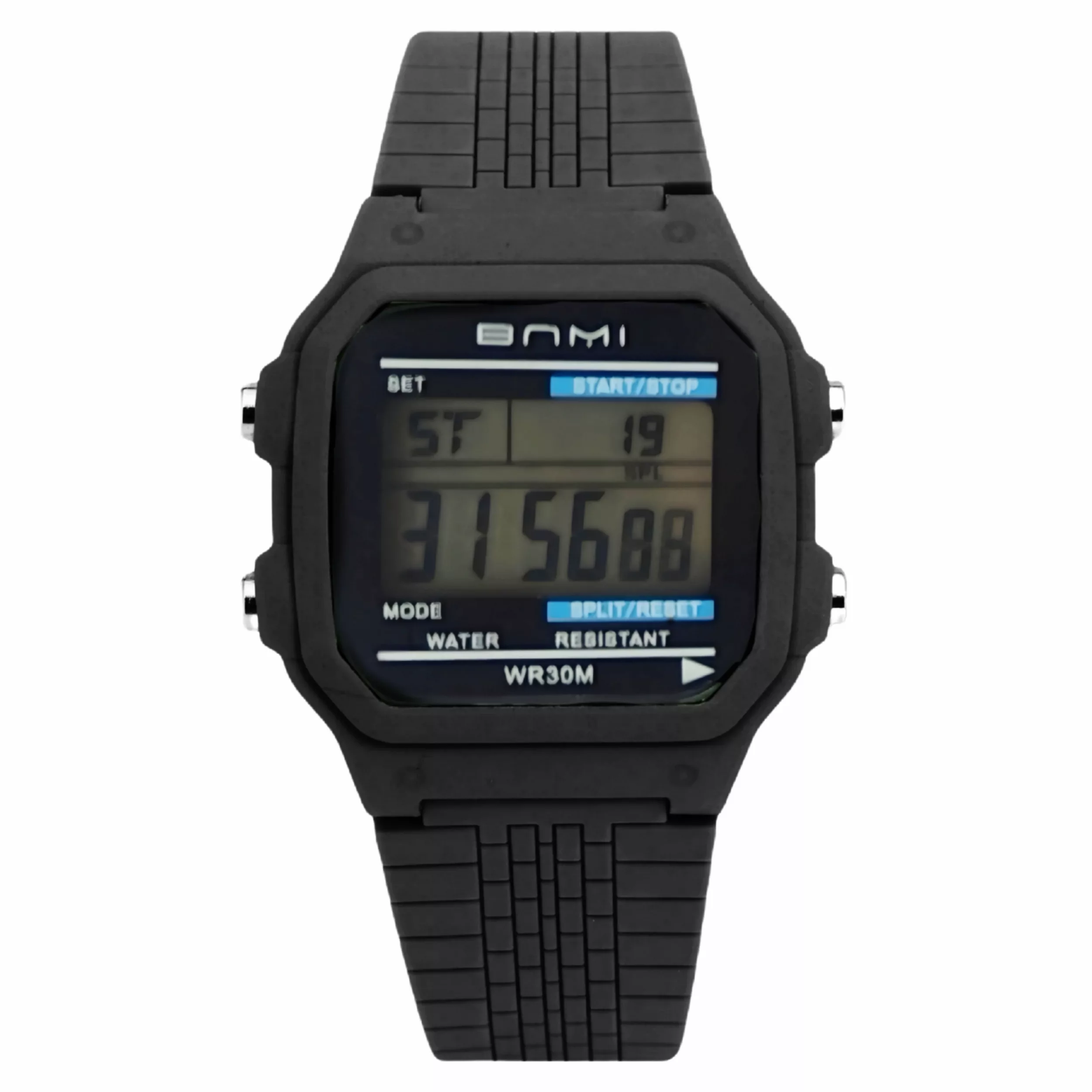 ساعت مچی دیجیتال بنمی مدل کوارتز تک زمانه اسپرت کرنومتر دار ضد آب بند پیو کد ۲