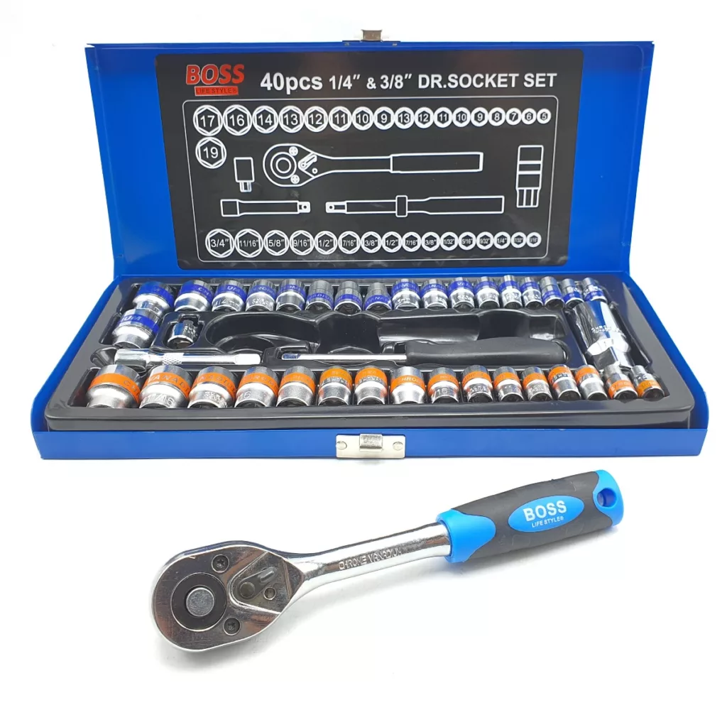 مجموعه 40 عددی آچار بکس باس مدل LIFE_STYLE