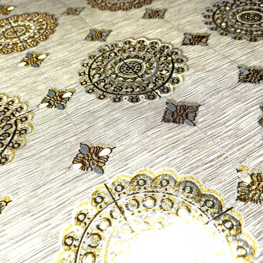 سفره شش نفره مدل پشت نخی فانتزی کد A100-T150