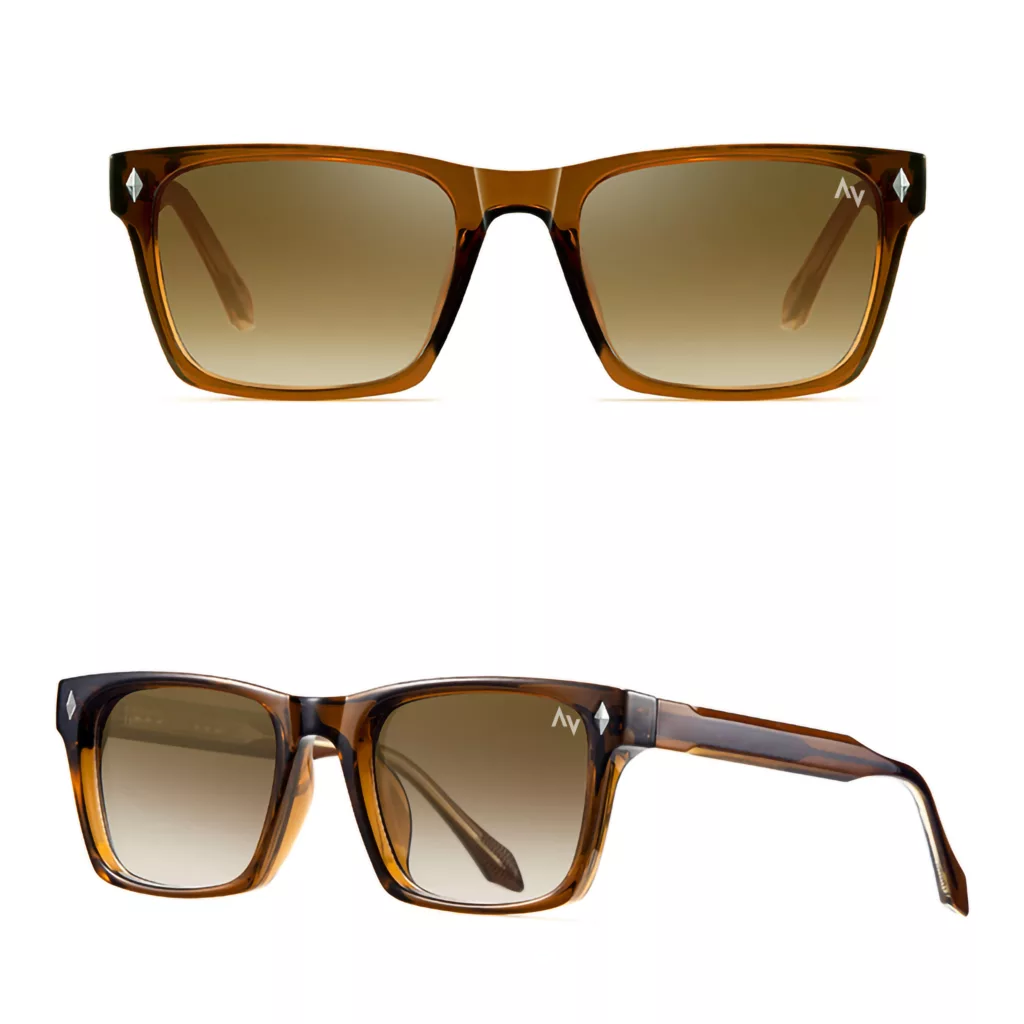 عینک آفتابی ویفرر (Wayfarer) آلبرت وگ مدل SZ8102 Brunette Tawny