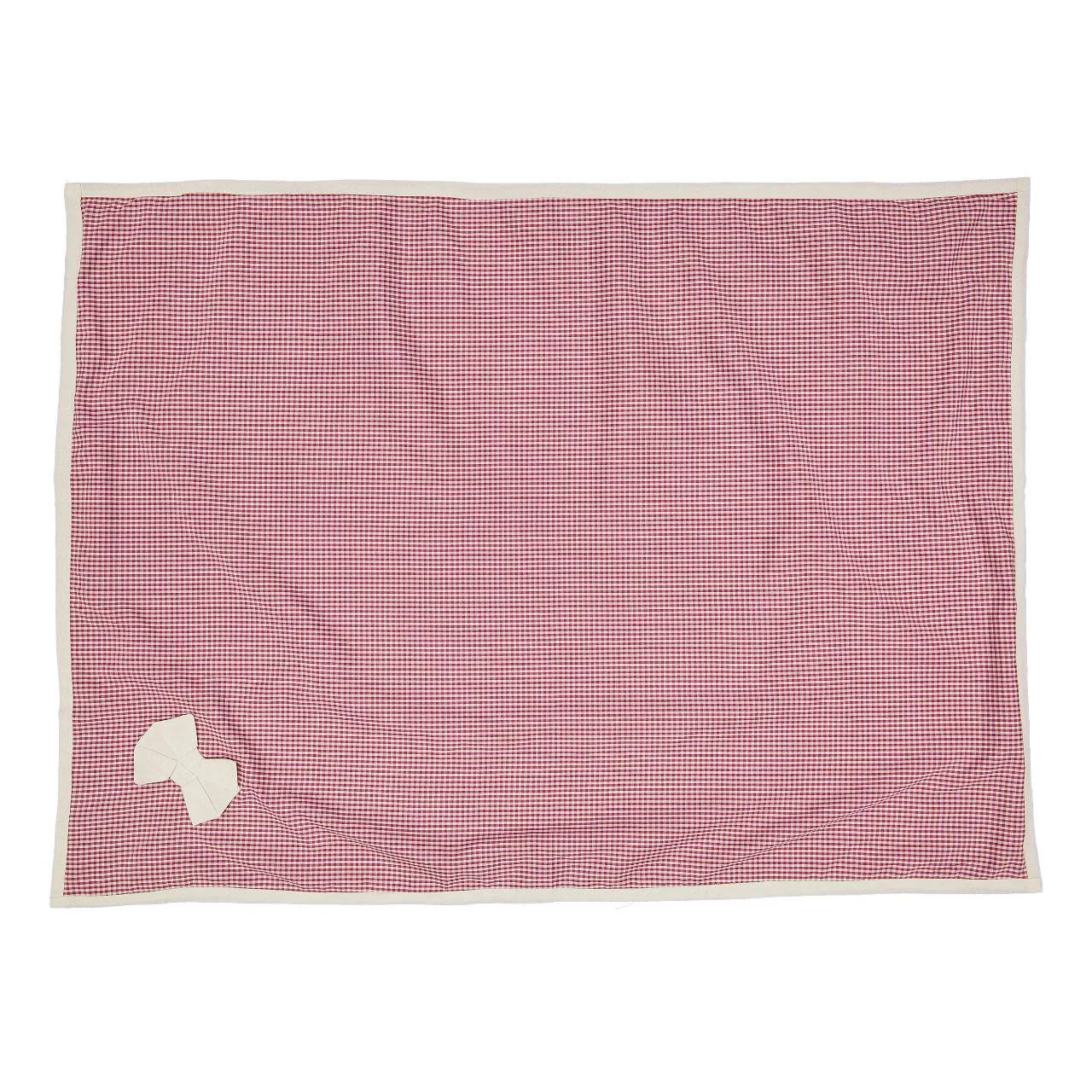 سفره ۸ نفره مدل چهارخانه پارچه ای دورو