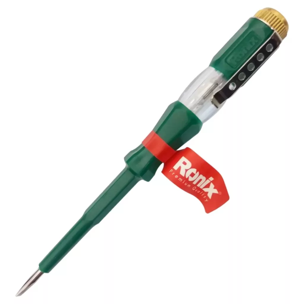 پیچ گوشتی چهارسو رونیکس مدل RH-2843 به همراه فازمتر