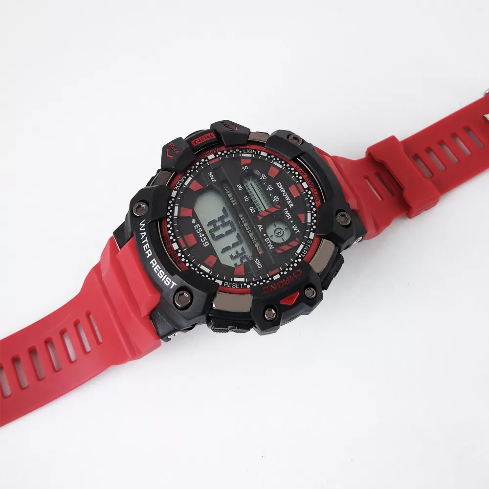 ساعت مچی دیجیتال مردانه امپاور مدل اسپرت ضدآب چراغدار کرنومتر کد 08.05