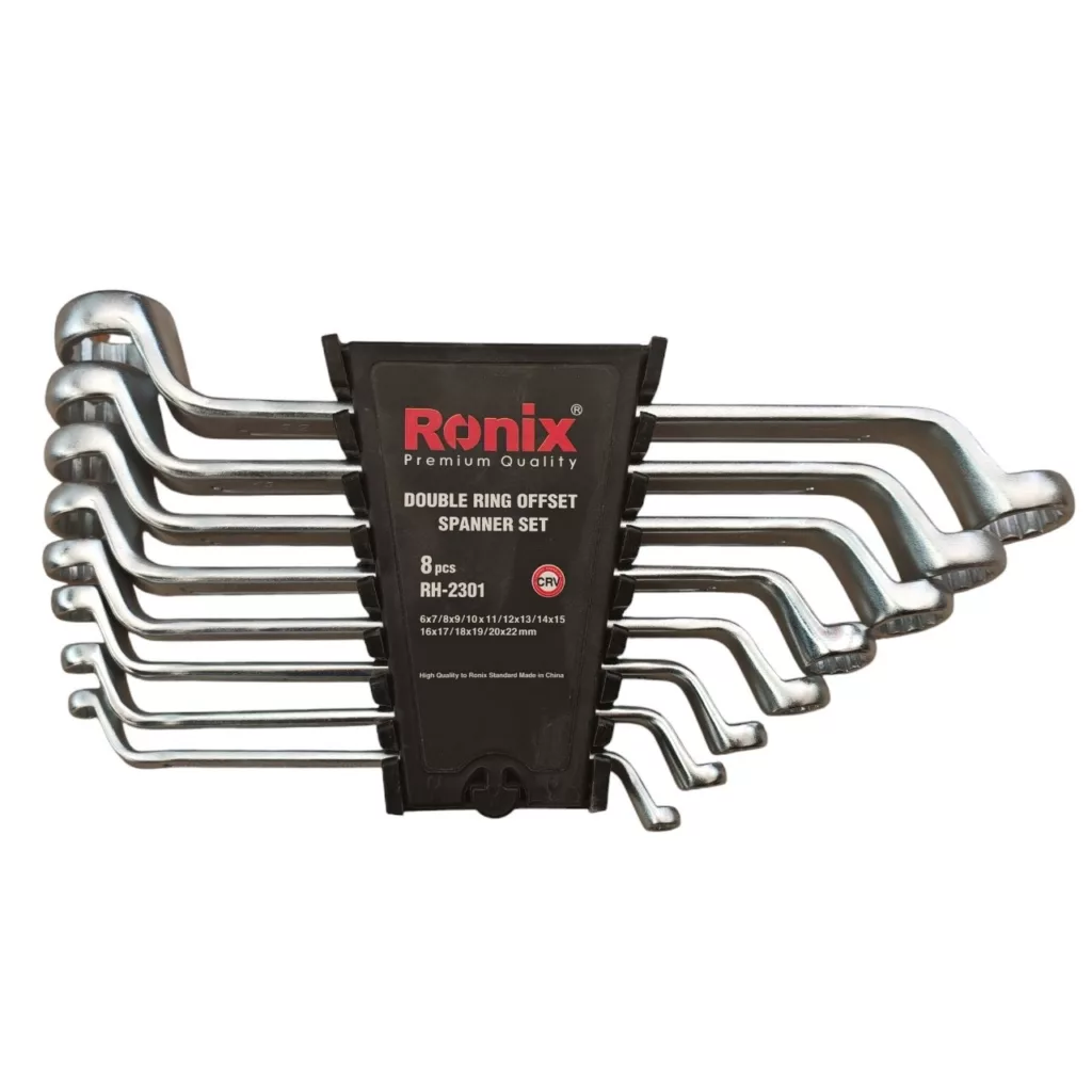 آچار دو سر رینگی رونیکس مدل RH-2301 مجموعه 8 عددی