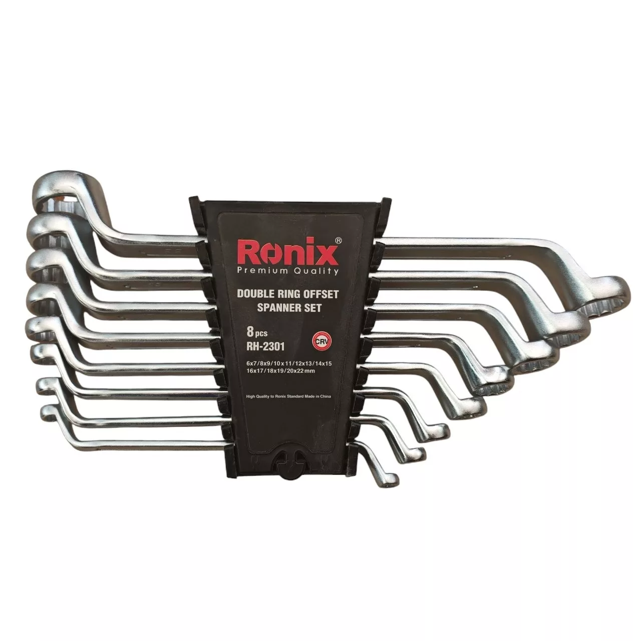 آچار دو سر رینگی رونیکس مدل RH-2301 مجموعه 8 عددی آچار دو سر رینگی رونیکس مدل RH-2301 مجموعه 8 عددی