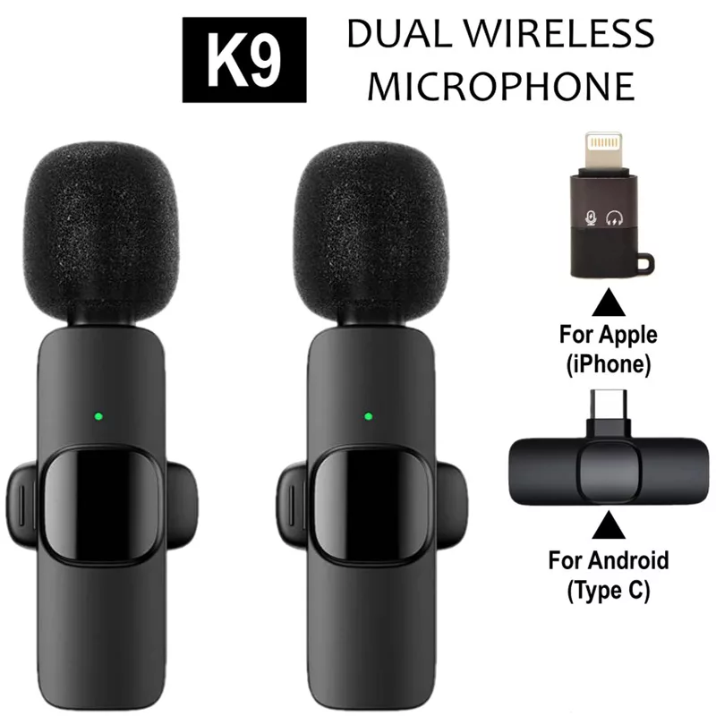 میکروفن یقه ای ای ال وی مدل K9  بسته 2 عددی