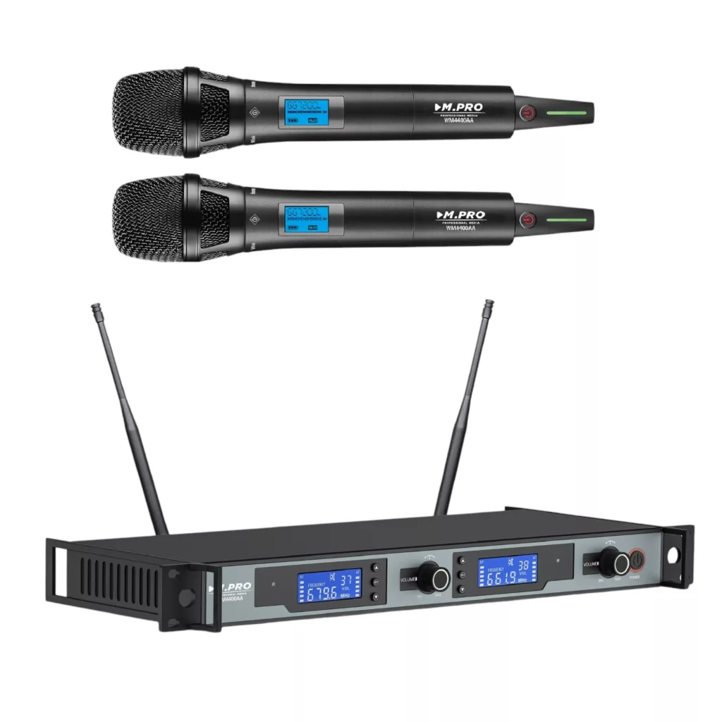 میکروفن بیسیم ام.پرو مدل 016 دو کانال