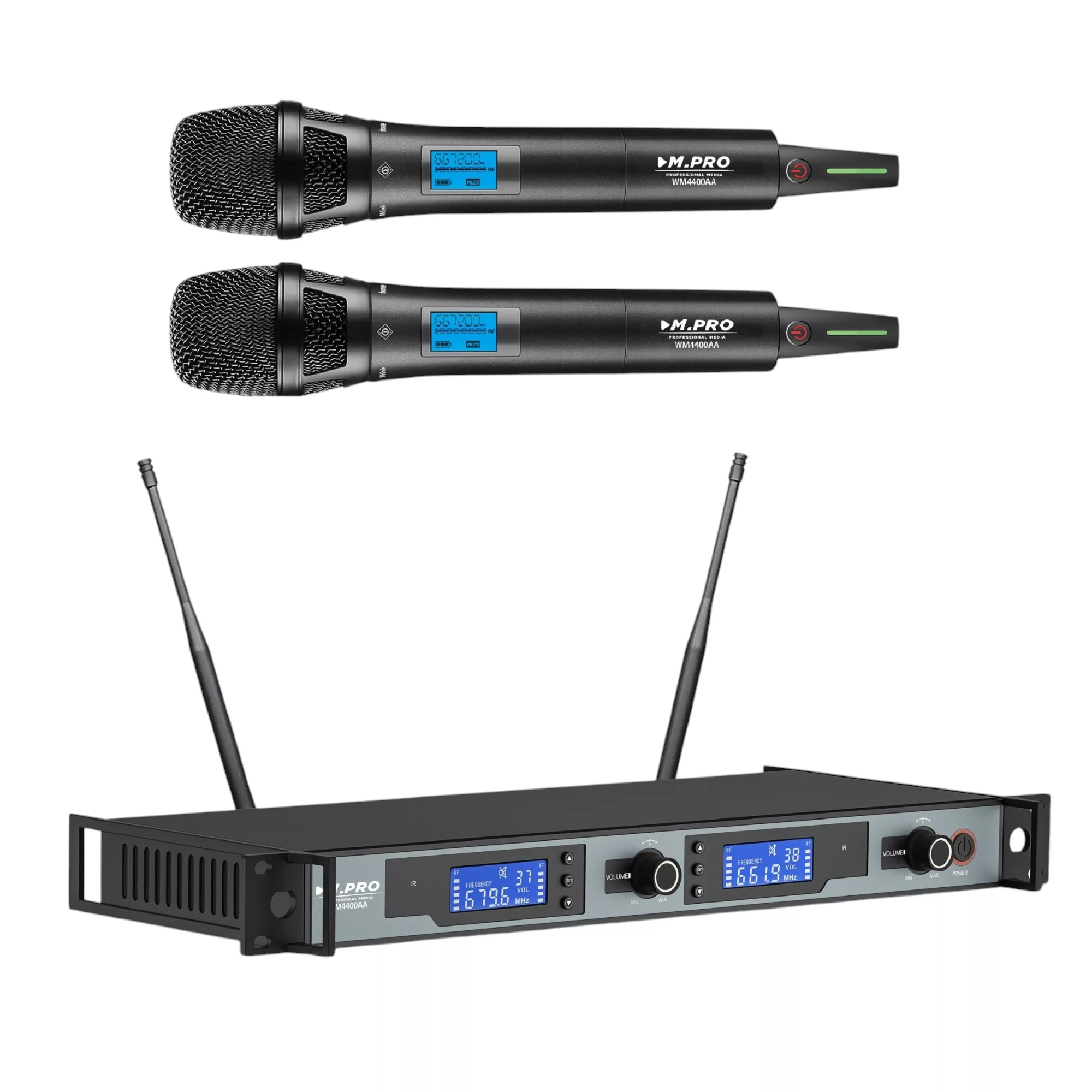 میکروفن بیسیم ام.پرو مدل 016 دو کانال