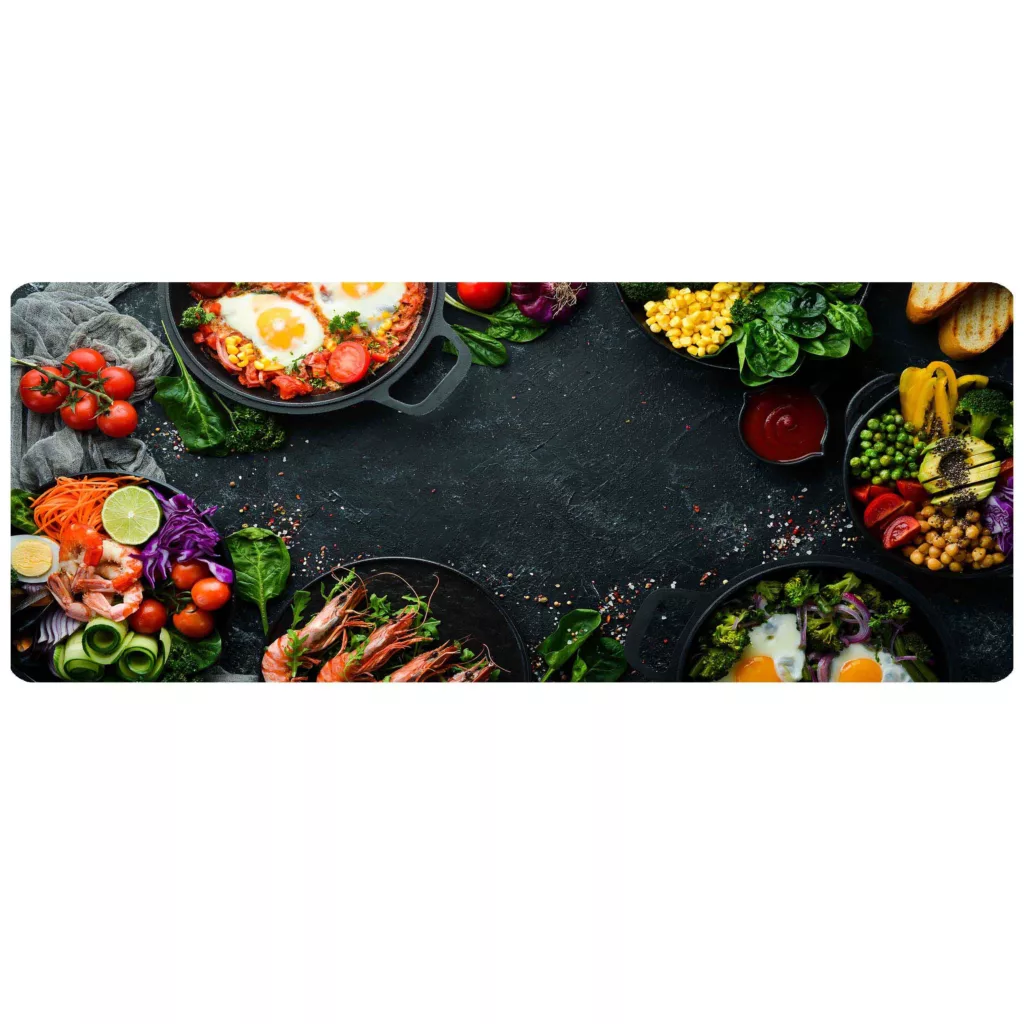 پادری مدل جلو سینکی طرح نیم چاشت L46_637 سایز 46×109 سانتی متر