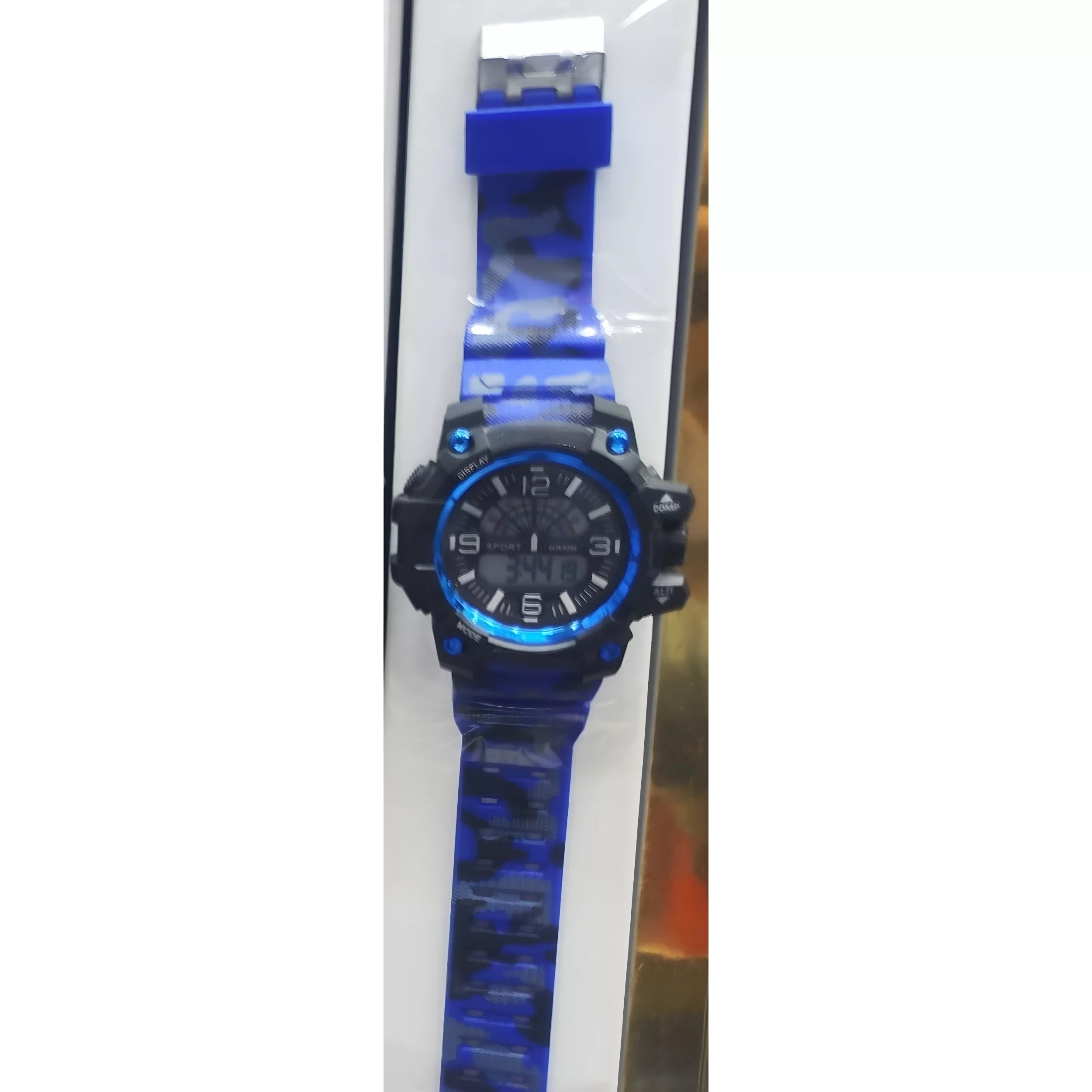 ساعت مچی دیجیتال مردانه مدل اسپرت تک زمانه کرنوگراف بند پیو کد ۱